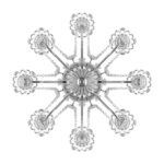 790114 Люстра SCHON 11х60W E14 Silver — изображение 10