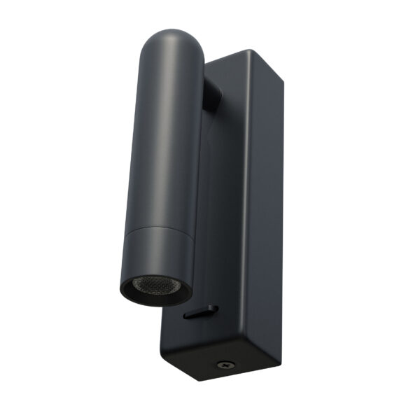 200737 Бра OMEGA LED 3W 180LM G ЧЕРНЫЙ 3000K