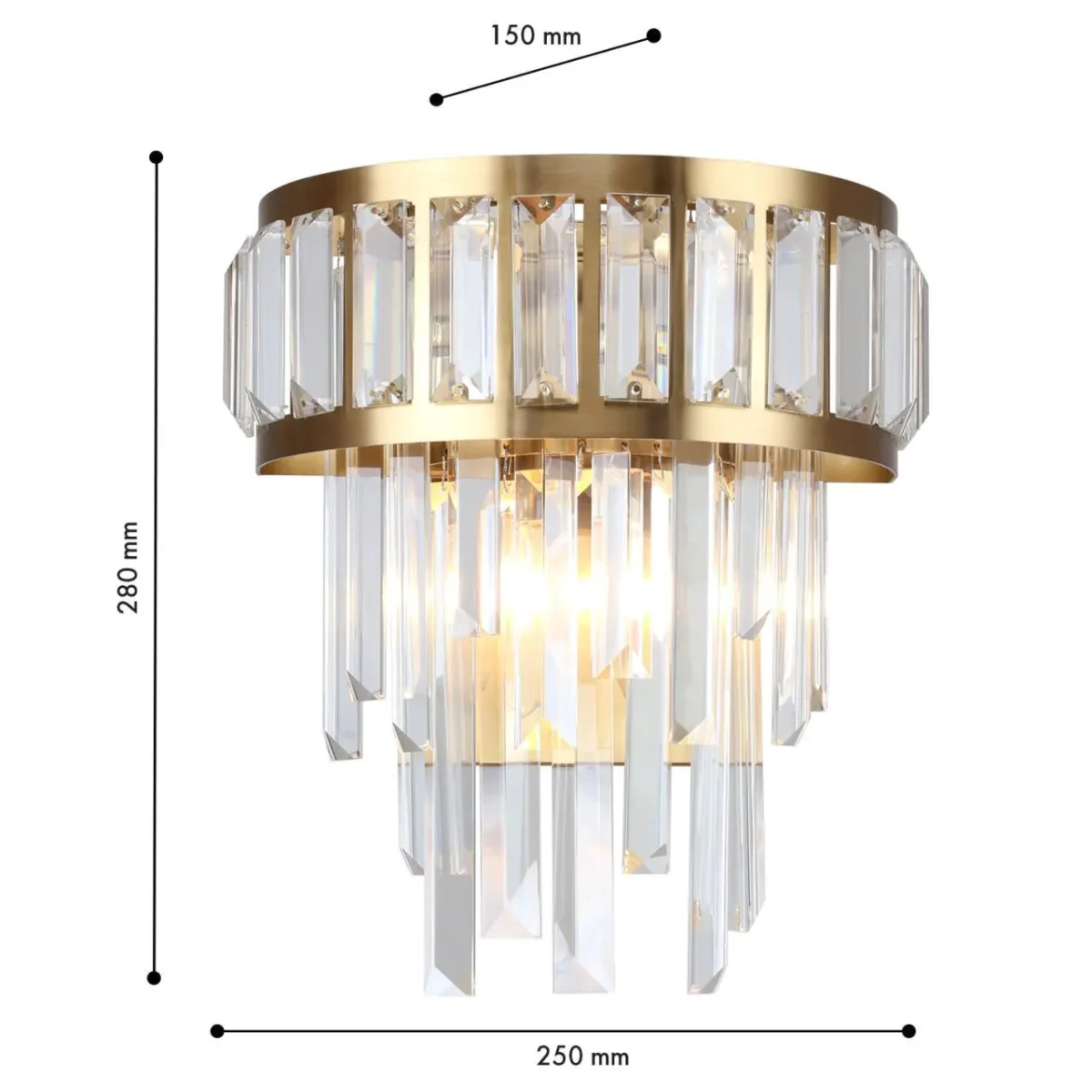 4732-2W, настенный светильник, D150xW250xH280, 2xE14x40W, excluded — изображение 2
