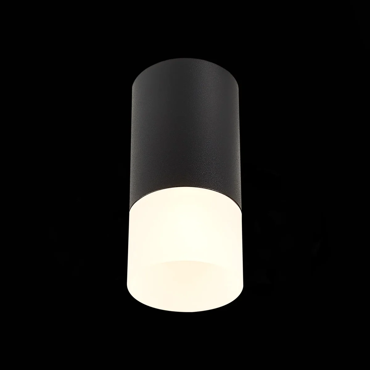 ST100.412.01_01B ST100.412.01 Светильник потолочный Черный GU10 1*50W IP20 D64xH131 220V Без ламп Накладные светильники — изображение 1