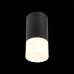 ST100.412.01 Светильник потолочный Черный GU10 1*50W IP20 D64xH131 220V Без ламп Накладные светильники