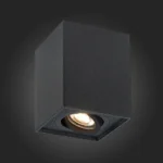 ST109.407.01 Светильник потолочный Черный GU10 1*50W  L100xW100xH123 220V Без ламп Накладные светильники — изображение 2