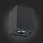 ST109.407.01 Светильник потолочный Черный GU10 1*50W  L100xW100xH123 220V Без ламп Накладные светильники — изображение 5