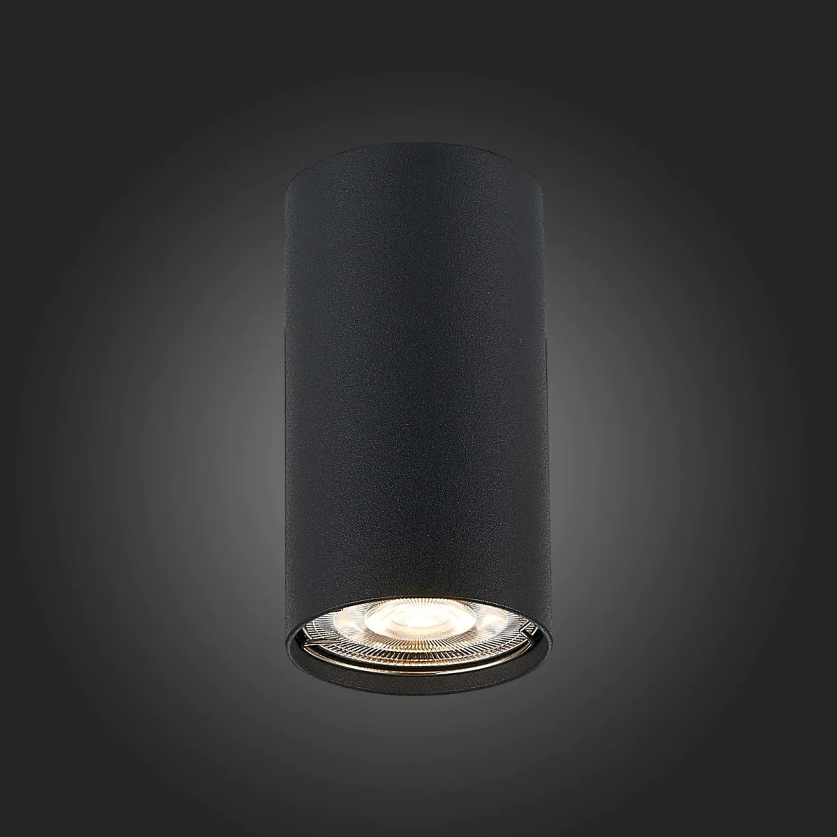 ST110.407.01 Светильник потолочный Черный GU10 1*50W  D54xH100 220V Без ламп Накладные светильники — изображение 2