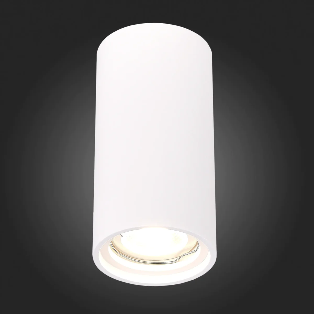 ST155.502.01 Светильник потолочный Белый GU10 1*50W IP20 D70xH140 180-240V Без ламп Накладные светильники — изображение 2