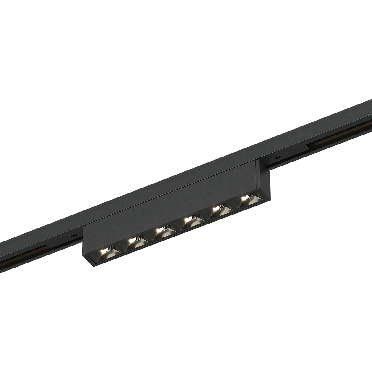 ST666.446.05 Магнитный трековый светильник Черный LED 1*5W 4000K 220Lm Ra>90  IP20 L100xW10xH18 24V SUPER5 — изображение 2