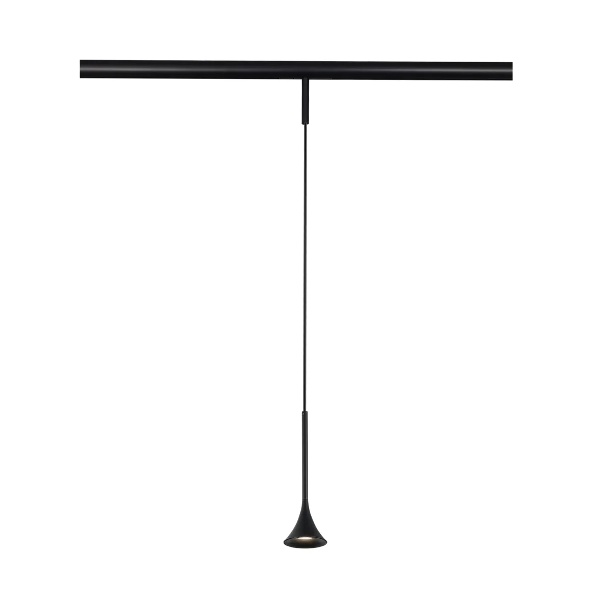 ST688.446.05 Магнитный трековый светильник Черный LED 1*5W 4000K Lm Ra>90  IP20 D70xH225 24V SUPER5 — изображение 1