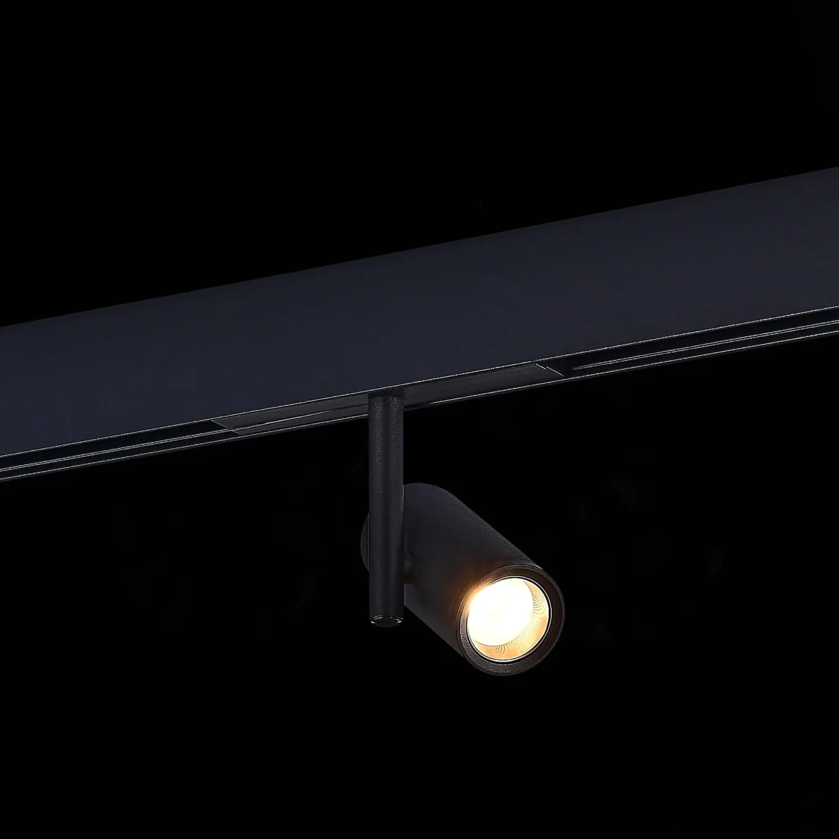 ST808.446.08_01B ST808.446.08 Магнитный трековый светильник Черный LED 1*8W 4000K 600Lm Ra>90 36° IP20 D42xH135 48VV SKYLINE 48 — изображение 1