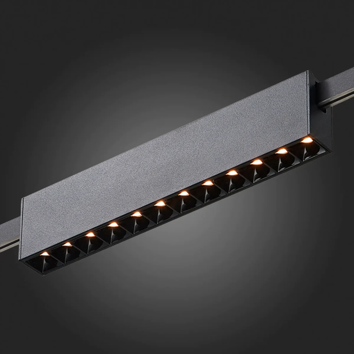 ST816.406.12 Магнитный трековый светильник FARM Черный LED 1*12W 3000K 609Lm Ra90 40 IP20 L232xW24xH FARM — изображение 2