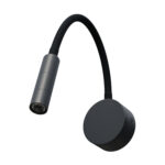 200137 Бра OMEGA LED 3W 145LM G ЧЕРНЫЙ 3000K