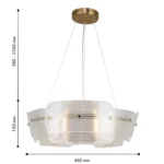 4738-6P, подвесная люстра, D460xH280/1200, 6xE14x40W, excluded — изображение 3