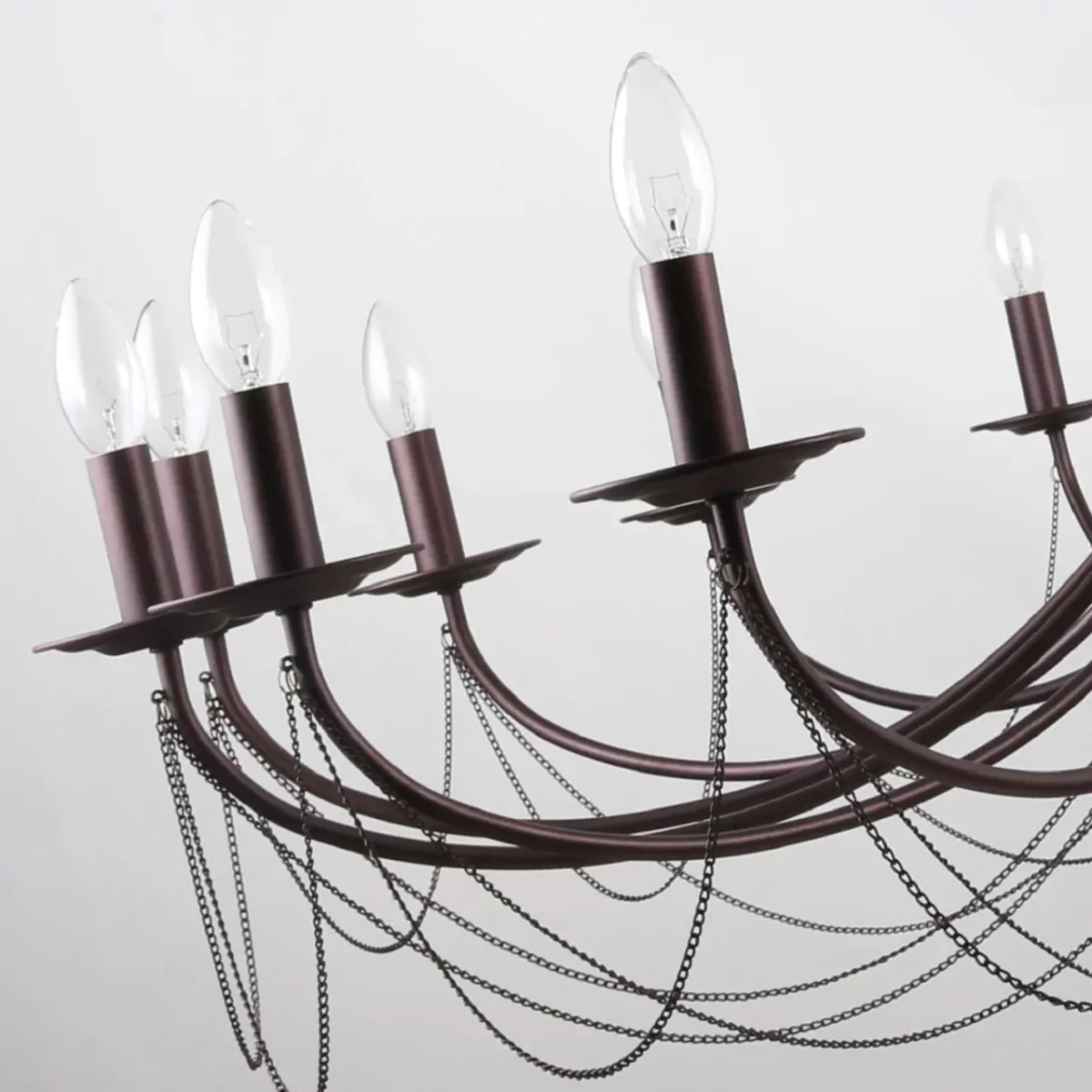 2590-18P, подвесная люстра, D1400xH700/2700, 18xE14x40W, excluded — изображение 7