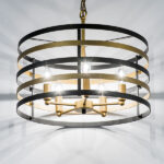 735050 Люстра EPSILON 5х40W E14 ЧЕРНЫЙ/ЗОЛОТО — изображение 8