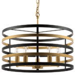 735050 Люстра EPSILON 5х40W E14 ЧЕРНЫЙ/ЗОЛОТО — изображение 3