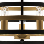 735050 Люстра EPSILON 5х40W E14 ЧЕРНЫЙ/ЗОЛОТО — изображение 4