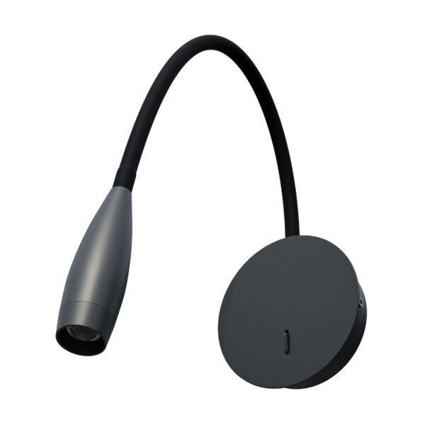 200337 Бра OMEGA LED 3W 160LM G ЧЕРНЫЙ 3000K