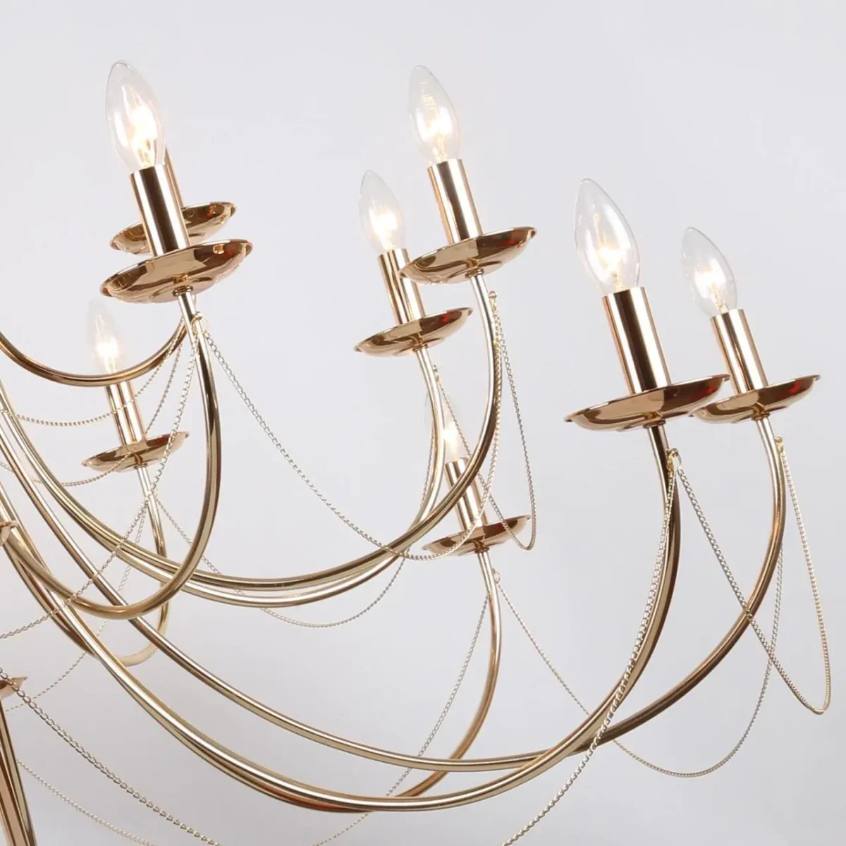 2591-20P, подвесная люстра, D1400xH890/2890, 20xE14x40W, excluded — изображение 6