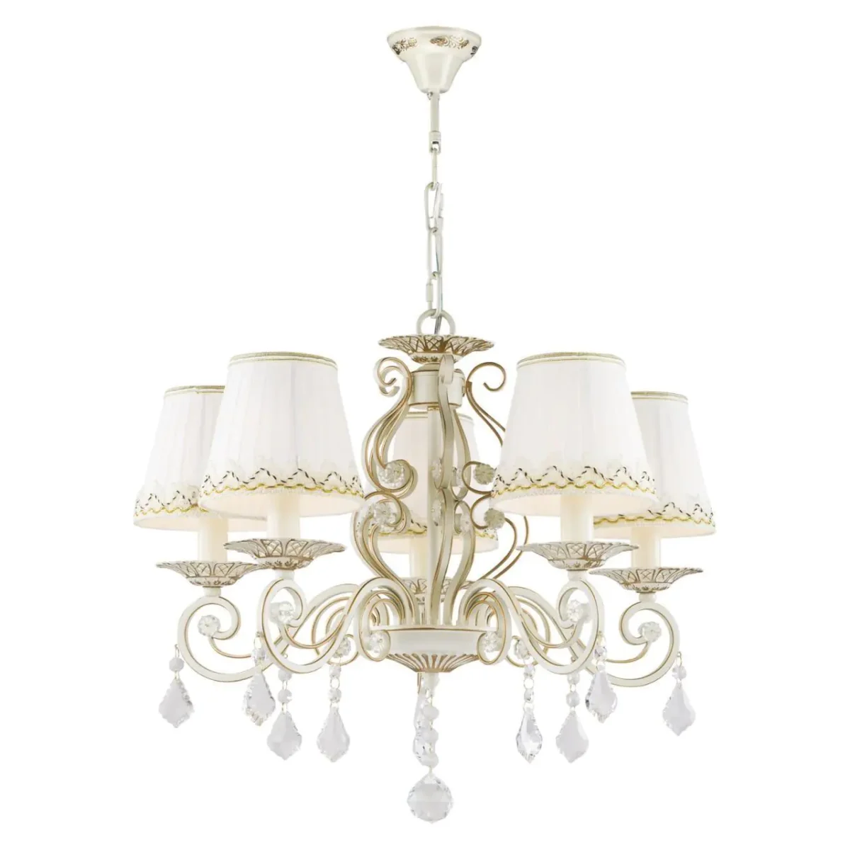 c124665fb670fb57f5bb3a66bca431bf 1734-5P, люстра подвесная, D560xH470/1500, 5xE14x40W, excluded — изображение 1