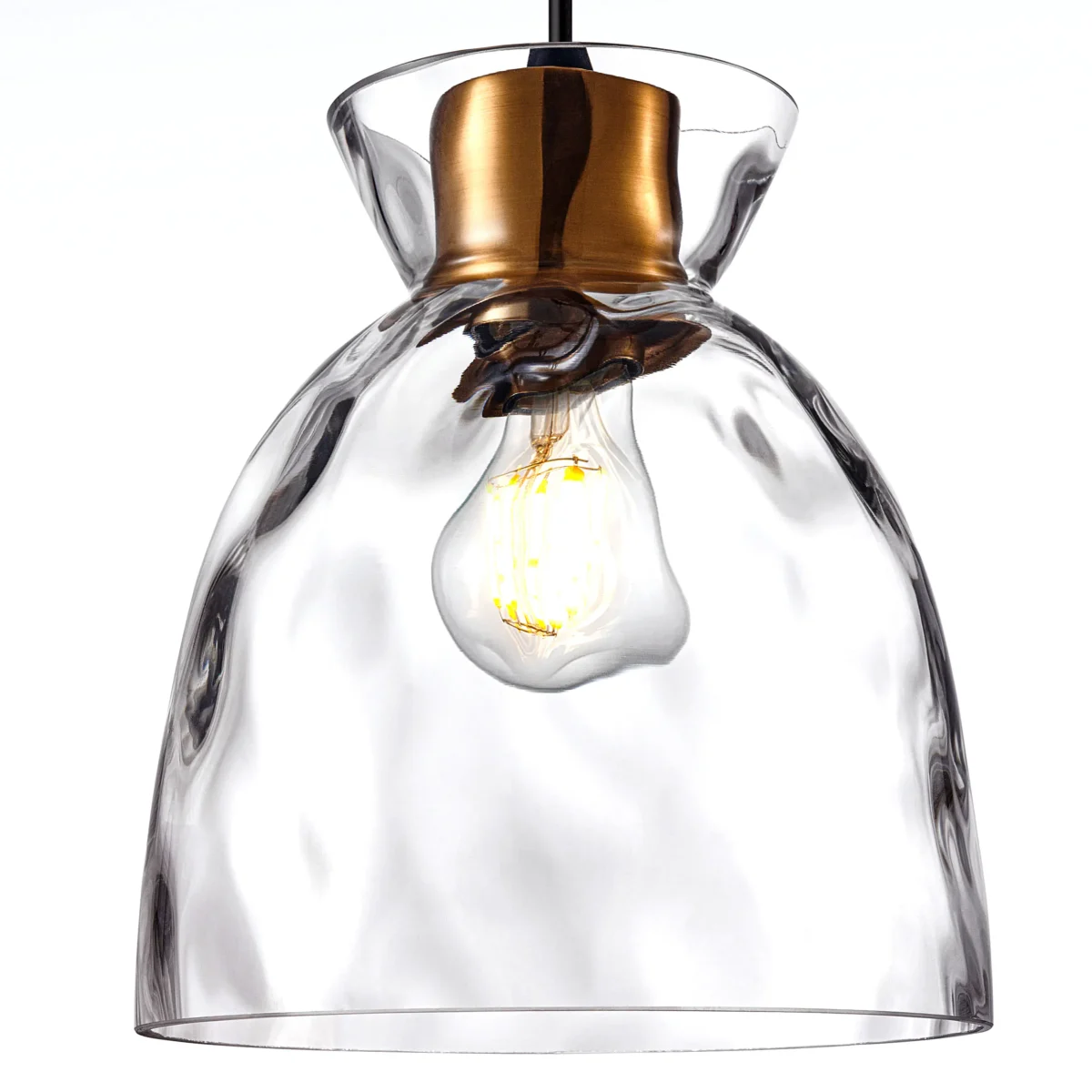 806110 Подвес NUBELLA 1х12W (led) E27 ЧЕРНЫЙ/БРОНЗА/ПРОЗРАЧНЫЙ — изображение 3