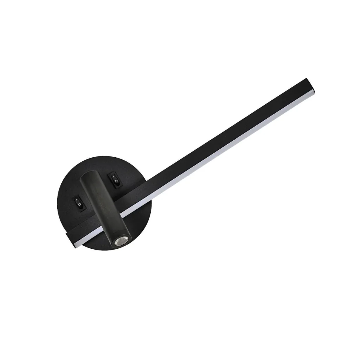 4169-2W, настенный светильник, D120xW360xH130, LEDx7W + 1xLEDx3W, 450LM, 4000K, included, switch — изображение 2