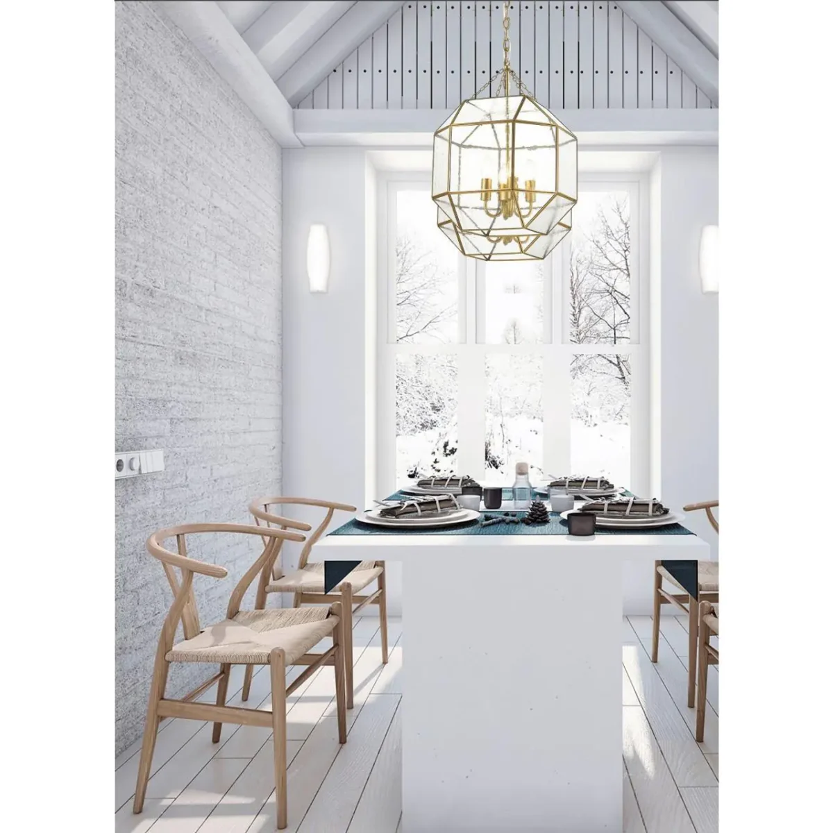 1948-4P, люстра подвесная, L390xW390xH525/1330, 4xE14x40W, excluded — изображение 3