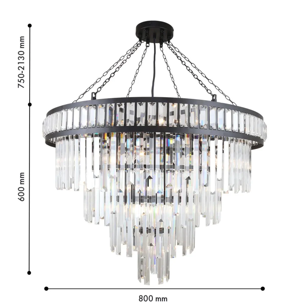 4731-19P, подвесная люстра, D800xH750/2130, 19xE14x40W, excluded — изображение 2