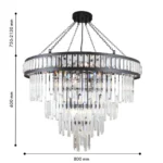 4731-19P, подвесная люстра, D800xH750/2130, 19xE14x40W, excluded — изображение 2