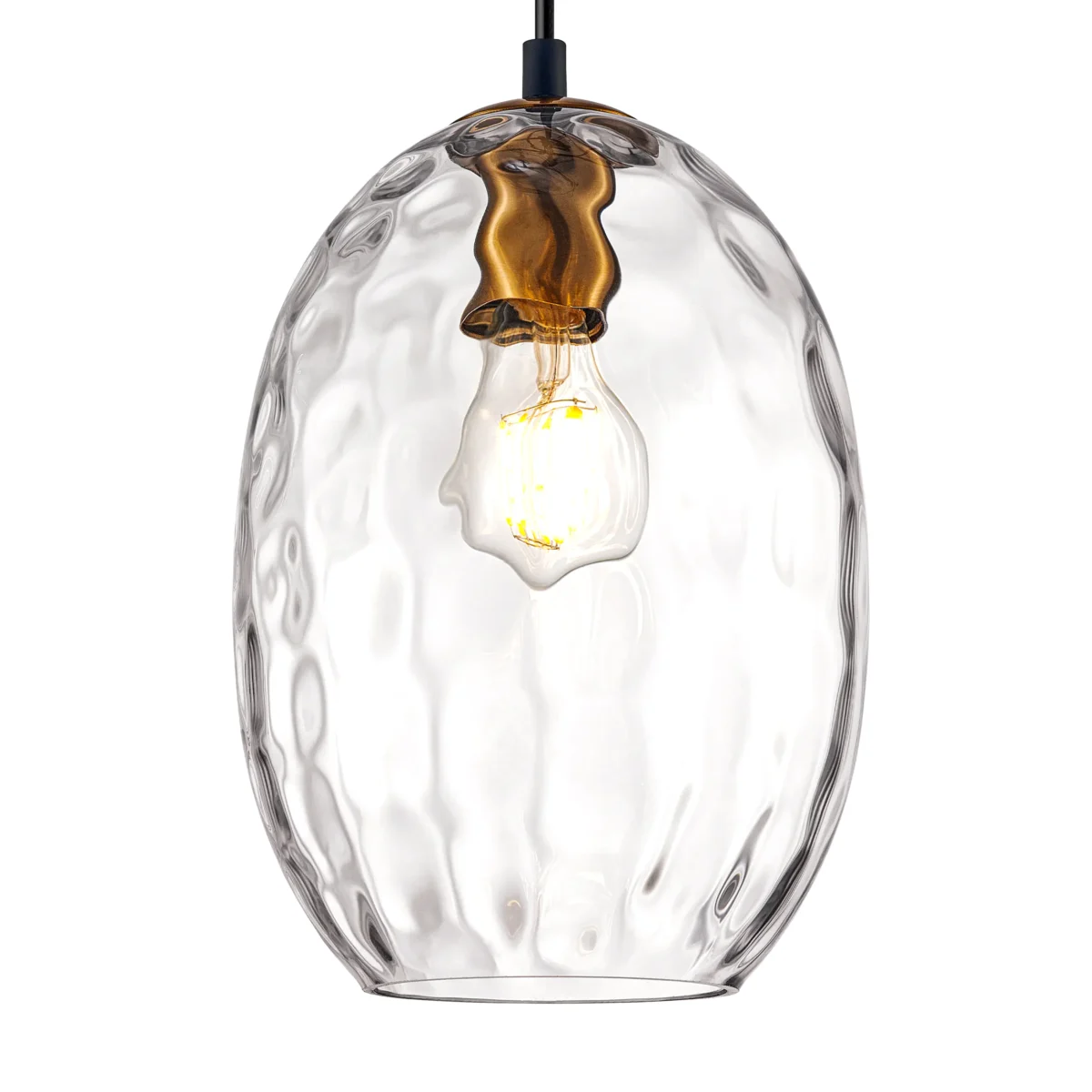 806120 Подвес NUBELLA 1х12W (led) E27 ЧЕРНЫЙ/БРОНЗА/ПРОЗРАЧНЫЙ — изображение 6