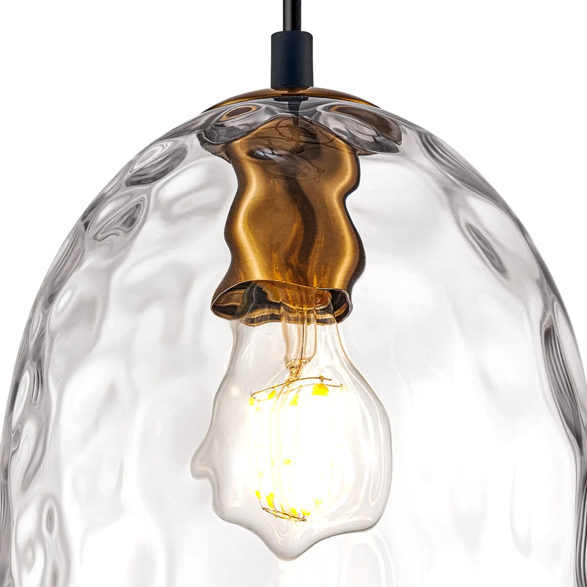 806120 Подвес NUBELLA 1х12W (led) E27 ЧЕРНЫЙ/БРОНЗА/ПРОЗРАЧНЫЙ — изображение 8