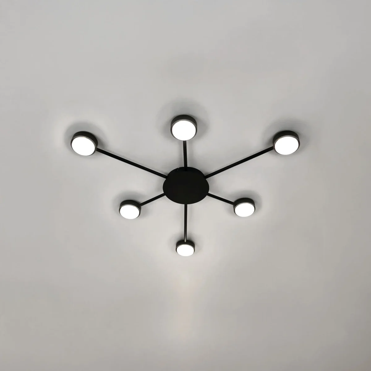 740077 Люстра FICO 3+3х12W GX53 ЧЕРНЫЙ — изображение 4