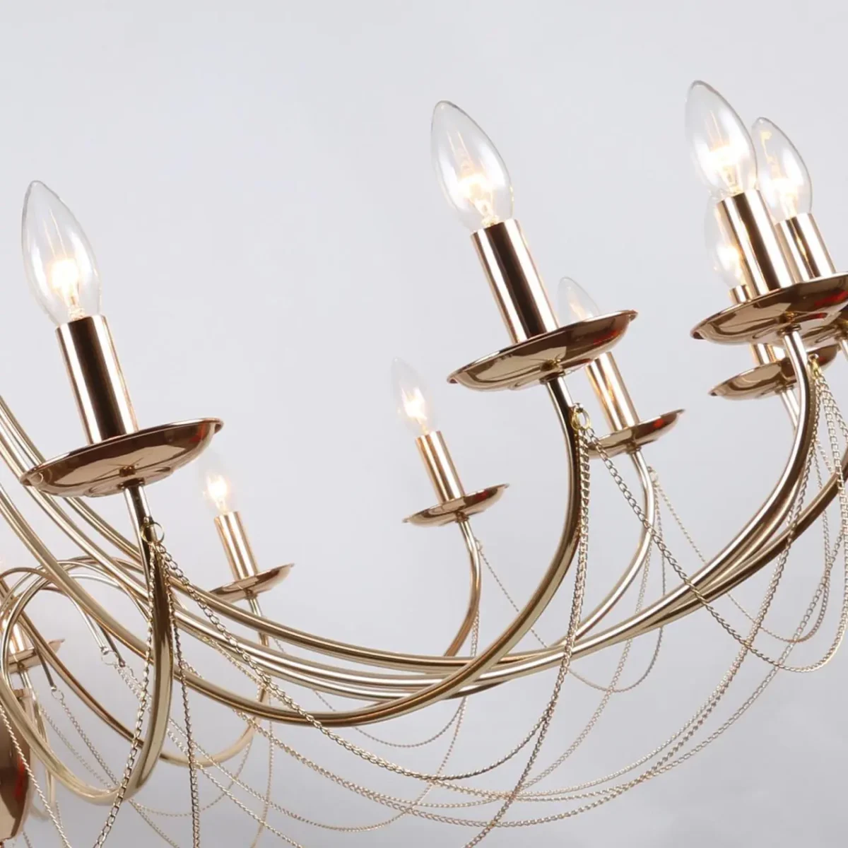 2591-18P, подвесная люстра, D1400xH700/2700, 18xE14x40W, excluded — изображение 7