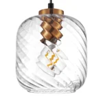 806170 Подвес NUBELLA 1х12W (led) E27 ЧЕРНЫЙ/БРОНЗА/ПРОЗРАЧНЫЙ — изображение 3