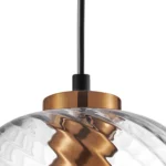 806170 Подвес NUBELLA 1х12W (led) E27 ЧЕРНЫЙ/БРОНЗА/ПРОЗРАЧНЫЙ — изображение 4