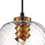 806170 Подвес NUBELLA 1х12W (led) E27 ЧЕРНЫЙ/БРОНЗА/ПРОЗРАЧНЫЙ — изображение 8