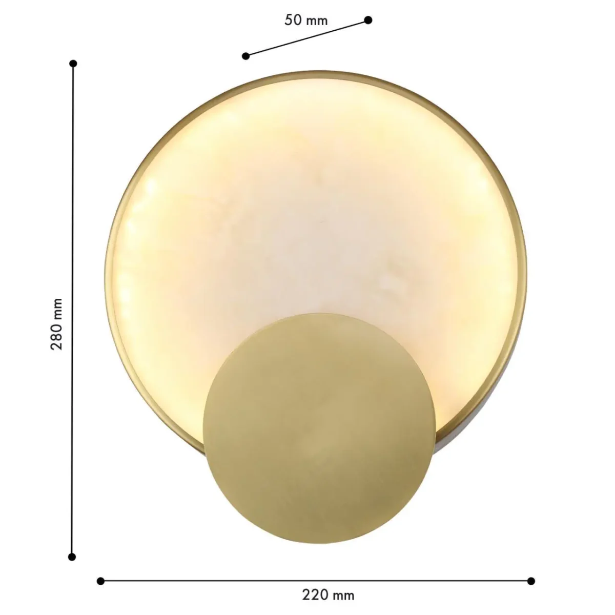 4729-1W, настенный светильник, D50xW220xH280, LEDx10W, 800LM, 3000K, included — изображение 2
