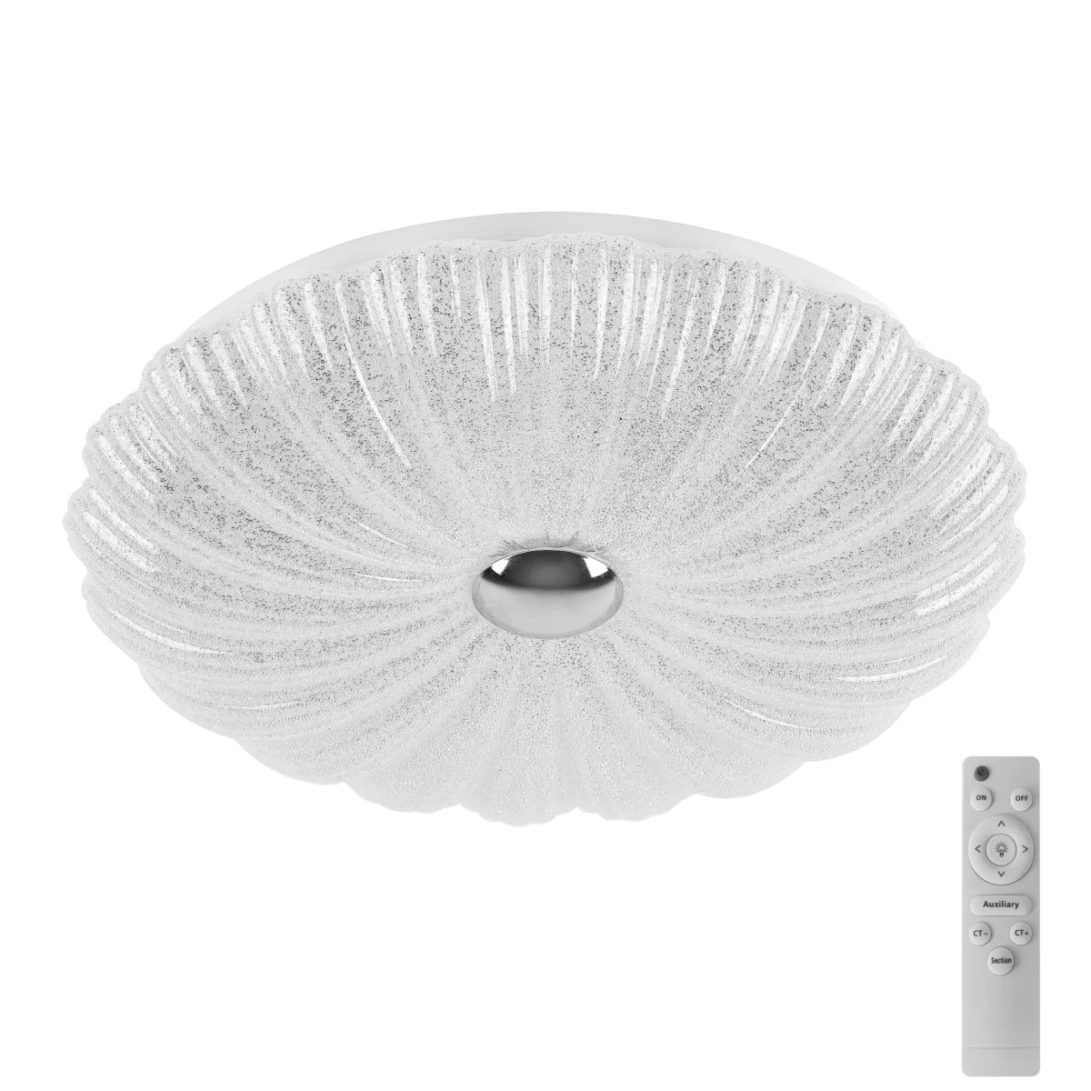 ec10e7f22fcb11f080c0c81f66f678af_19cdc386948111f080c4c81f66f678af 225650 Светильник настенно-потолочный ARCO SHELL 72W LED 3600LM ХРУСТАЛЬНЫЙ/ХРОМ/ЗОЛОТО 3000/4000/6000K — изображение 1