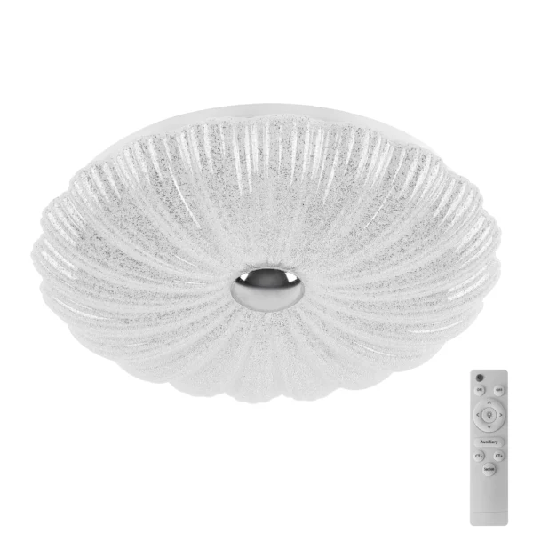 225650 Светильник настенно-потолочный ARCO SHELL 72W LED 3600LM ХРУСТАЛЬНЫЙ/ХРОМ/ЗОЛОТО 3000/4000/6000K