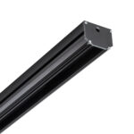 509427L Трек с гарпунной системой монтажа UNO 2 метра ЧЕРНЫЙ (2 заглушки и резинка 4м в комплекте) — изображение 2