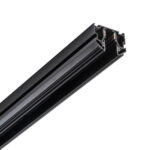 509427L Трек с гарпунной системой монтажа UNO 2 метра ЧЕРНЫЙ (2 заглушки и резинка 4м в комплекте) — изображение 3