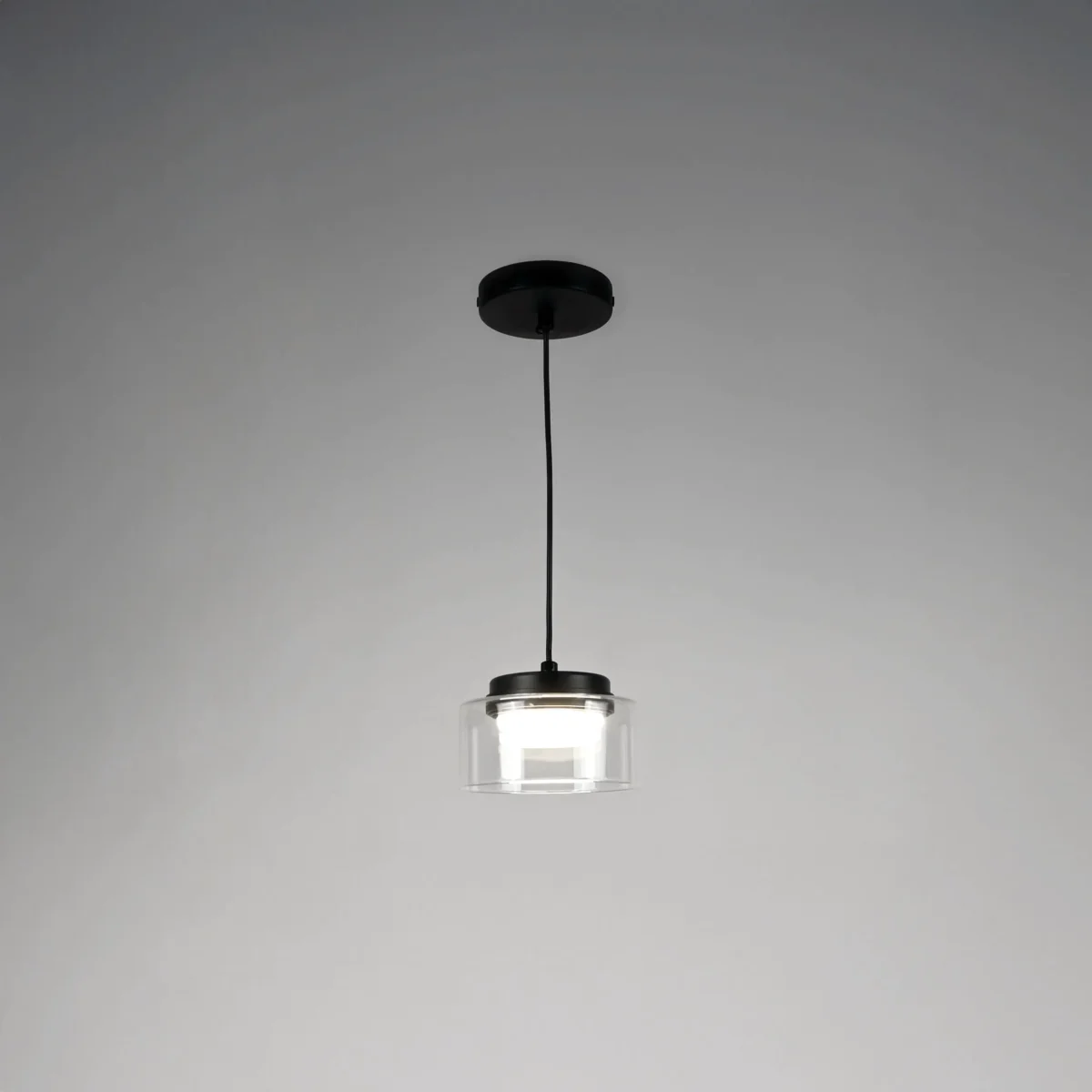 740117 Подвес FICO II 1х12W GX53 ЧЕРНЫЙ/ПРОЗРАЧНЫЙ — изображение 5