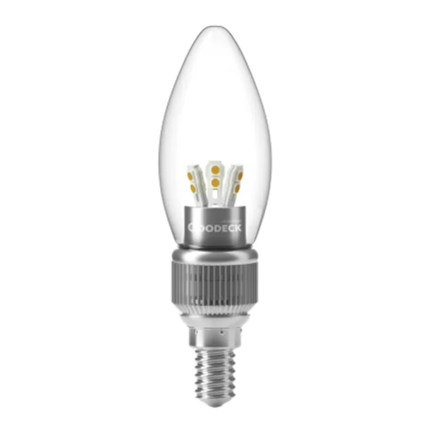 1003011107d/gl Лампа диммируемая Свеча E14 7W Led