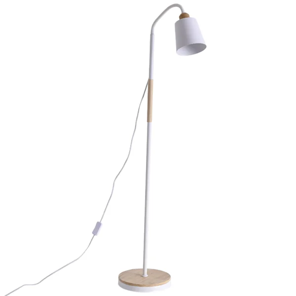 07031,01 Торшер Офелия белый