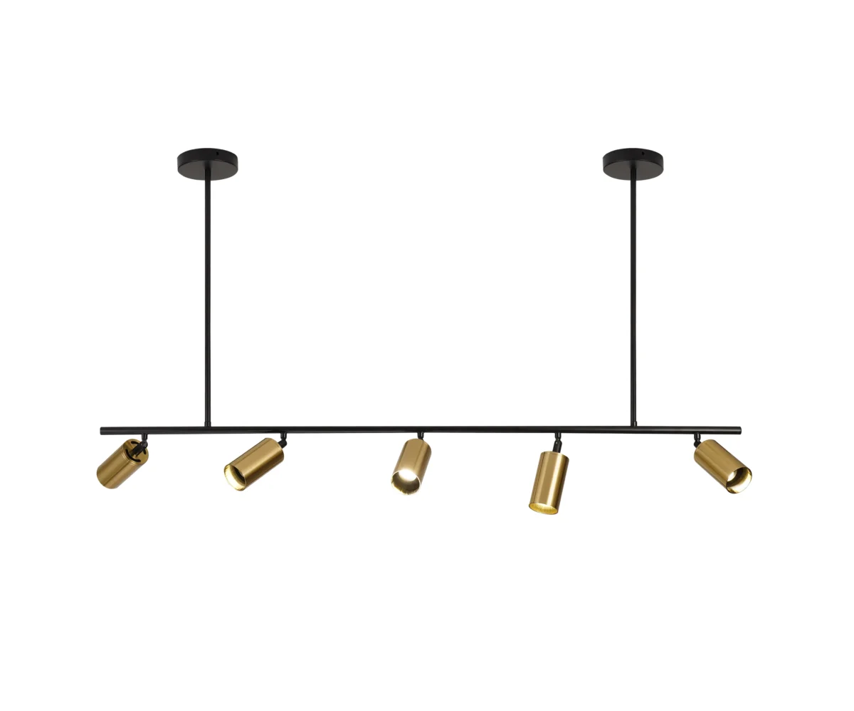 00018544 07615-5 Люстра Кайко черный/бронза Gu10 50W — изображение 1