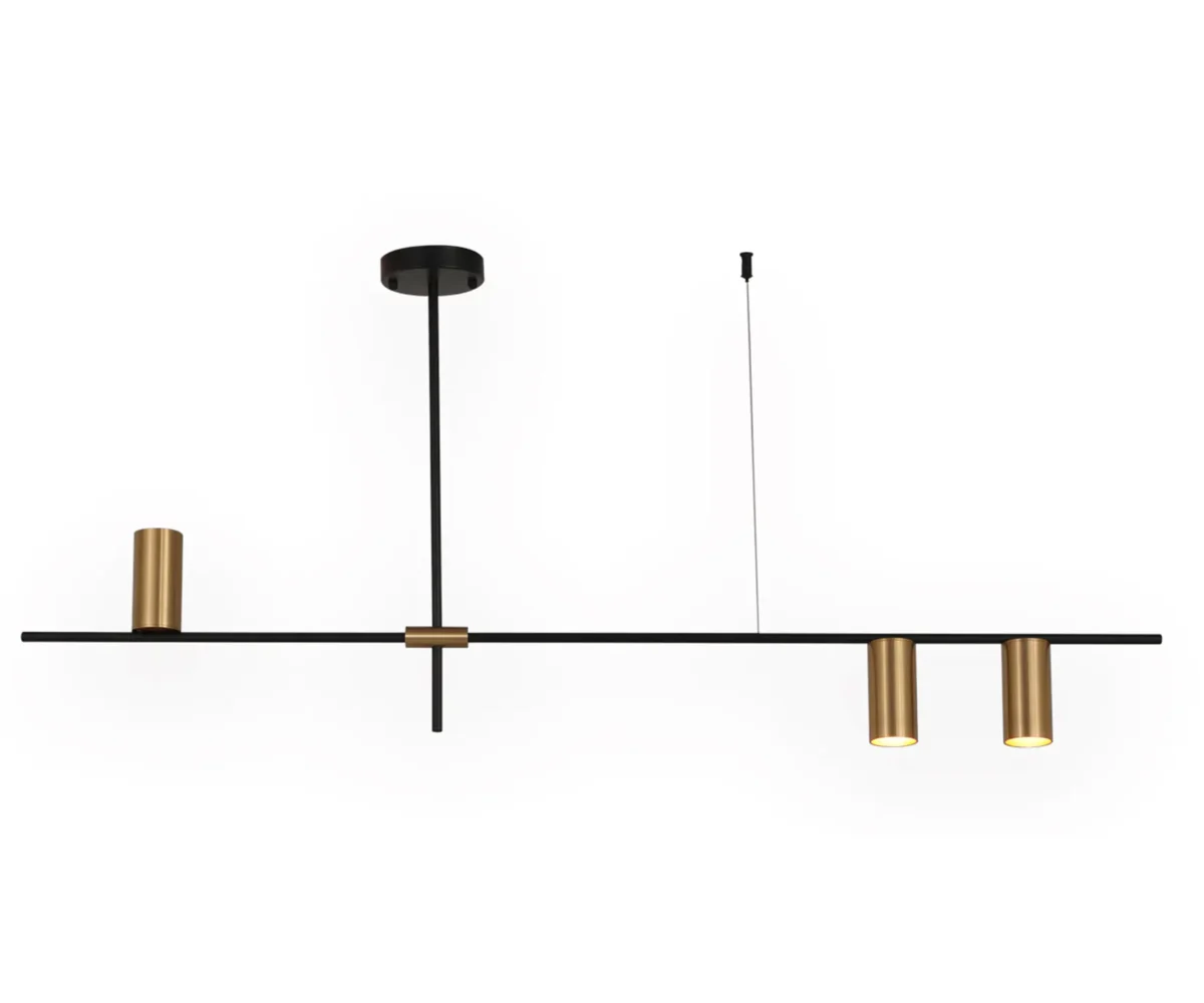 07621-3,20 Люстра Рия черный/бронза Gu10 30W — изображение 1