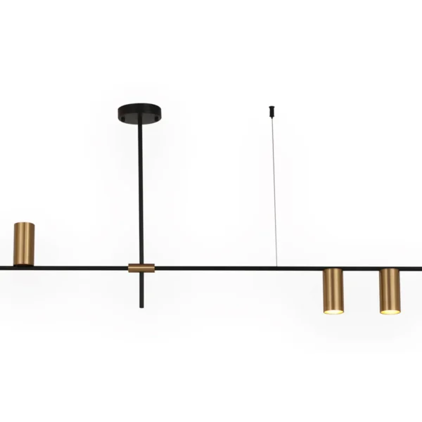 07621-3,20 Люстра Рия черный/бронза Gu10 30W