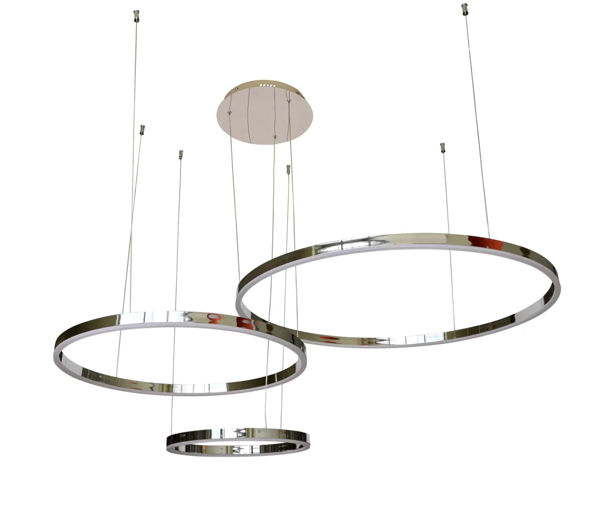 08223,02PA(4000K) Люстра Тор хром d80+60+40 — изображение 1