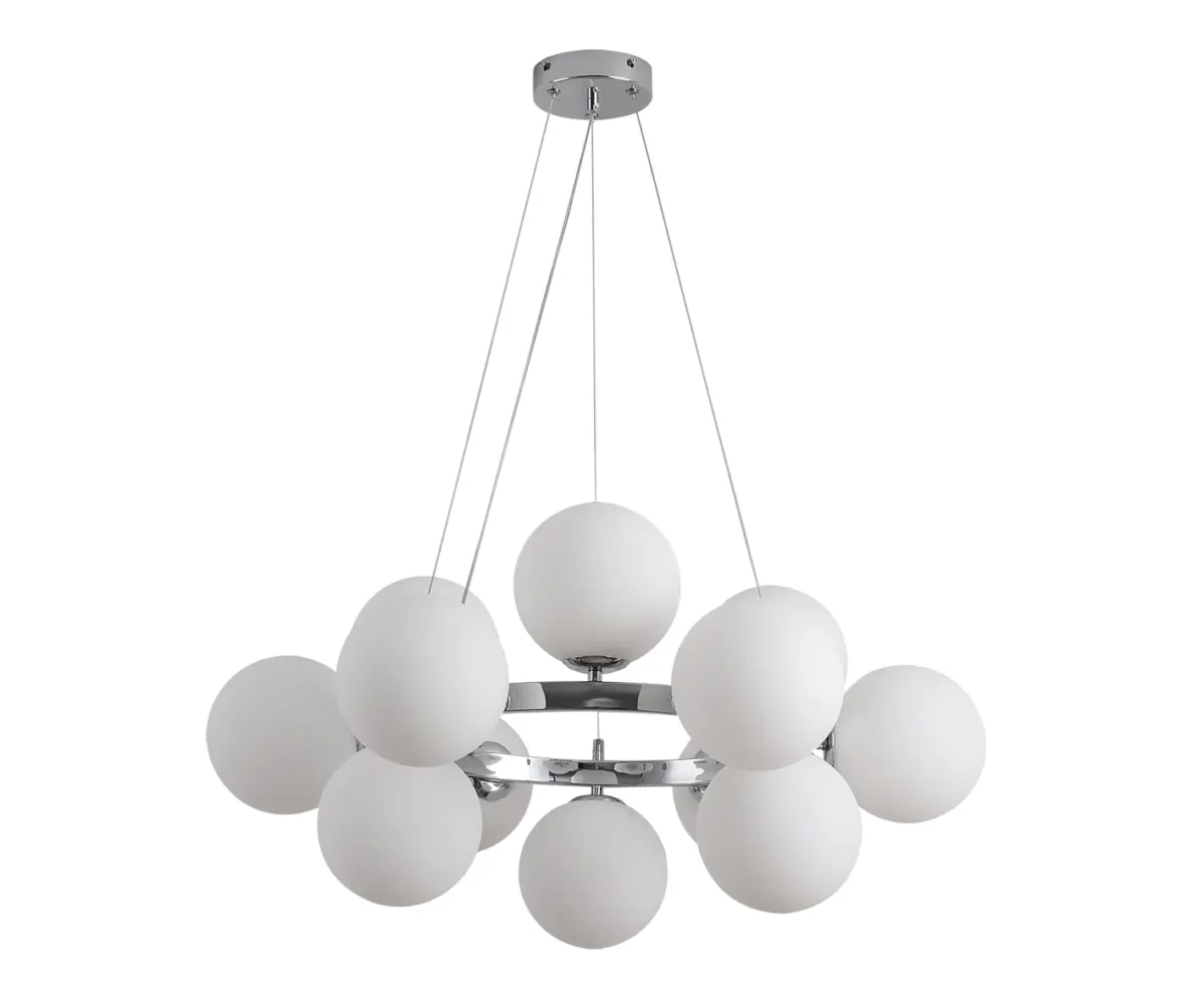 00019585 07508-12,02 Люстра Сида хром E14 12*10W — изображение 1