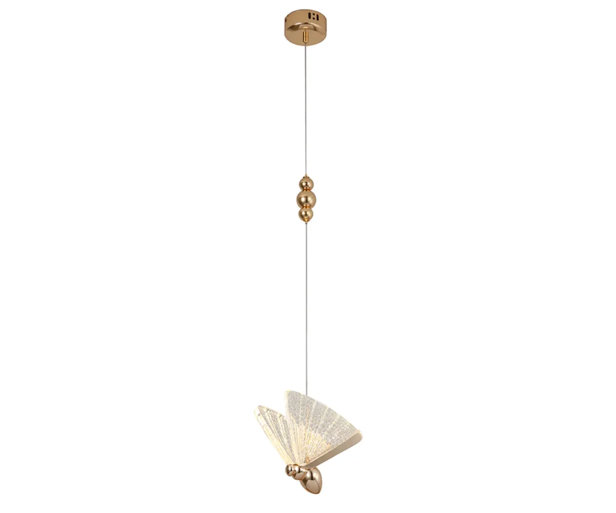 08444-1B,33 Подвес Баттерфляй золото Led 8W — изображение 1