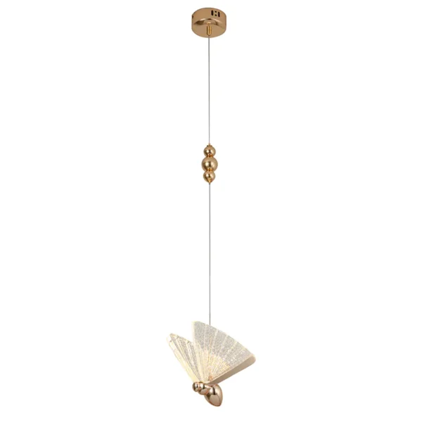 08444-1B,33 Подвес Баттерфляй золото Led 8W