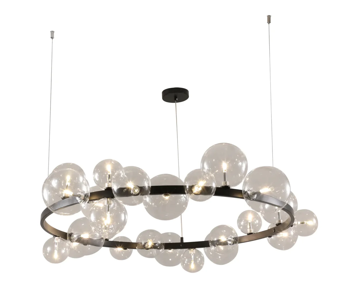 07608-24A,19 Люстра Иона черный G9 120W — изображение 1